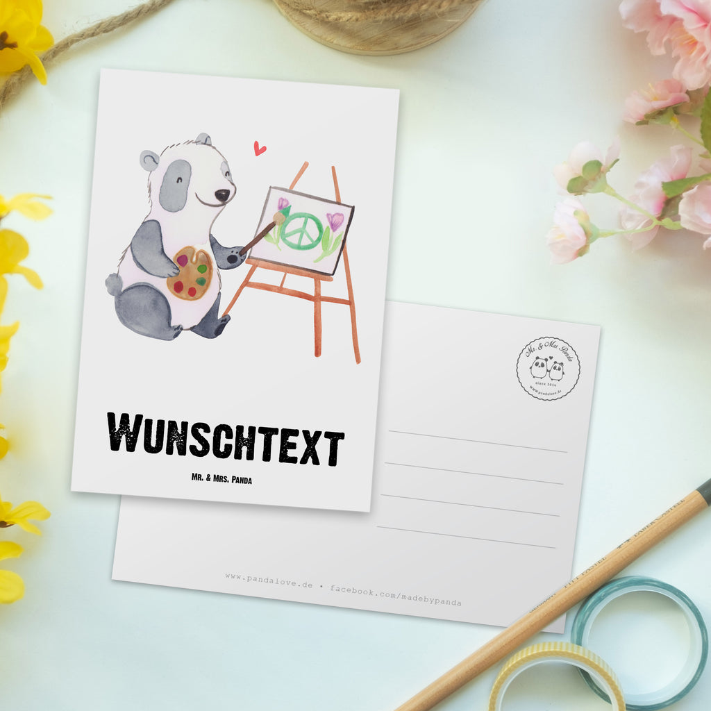 Personalisierte Postkarte Künstler mit Herz Postkarte mit Namen, Postkarte bedrucken, Postkarte mit Wunschtext, Postkarte personalisierbar, Geschenkkarte mit Namen, Grußkarte mit Namen, Karte mit Namen, Einladung mit Namen, Ansichtskarte mit Namen, Geschenkkarte mit Wunschtext, Grußkarte mit Wunschtext, Karte mit Wunschtext, Einladung mit Wunschtext, Ansichtskarte mit Wunschtext, Beruf, Ausbildung, Jubiläum, Abschied, Rente, Kollege, Kollegin, Geschenk, Schenken, Arbeitskollege, Mitarbeiter, Firma, Danke, Dankeschön, Künstler, Maler, Kunstmaler, Galerie Eröffnung, Kunstschule