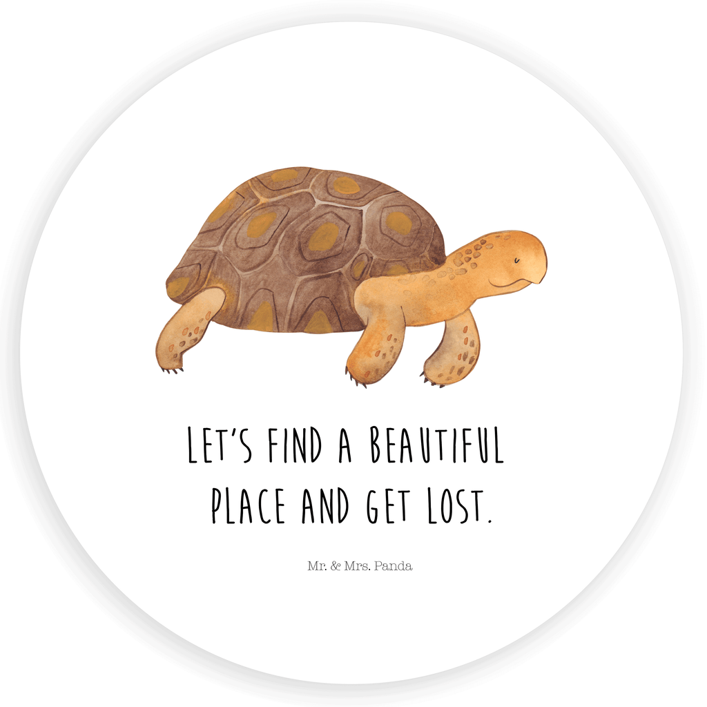 Rund Aufkleber Schildkröte Marschieren Sticker, Aufkleber, Etikett, Meerestiere, Meer, Urlaub, Schildkröte, Schildkröten, get lost, Abenteuer, Reiselust, Inspiration, Neustart, Motivation, Lieblingsmensch