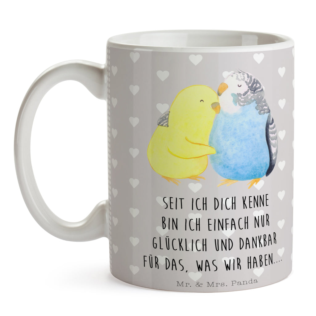 Tasse Wellensittich Liebe Tasse, Kaffeetasse, Teetasse, Becher, Kaffeebecher, Teebecher, Keramiktasse, Porzellantasse, Büro Tasse, Geschenk Tasse, Tasse Sprüche, Tasse Motive, Kaffeetassen, Tasse bedrucken, Designer Tasse, Cappuccino Tassen, Schöne Teetassen, Liebe, Partner, Freund, Freundin, Ehemann, Ehefrau, Heiraten, Verlobung, Heiratsantrag, Liebesgeschenk, Jahrestag, Hocheitstag, Vögel, Wellensittich, Nähe, Kuscheln, Vertrauen