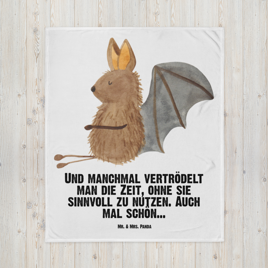 Babydecke Fledermaus sitzend Babydecke, Babygeschenk, Geschenk Geburt, Babyecke Kuscheldecke, Krabbeldecke, Tiermotive, Gute Laune, lustige Sprüche, Tiere, Fledermaus, Fledermäuse, Motivation, entspannen