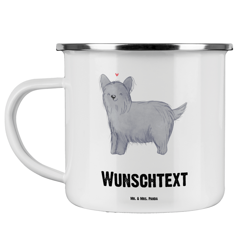 Personalisierte Emaille Tasse Skye Terrier Lebensretter Emaille Tasse personalisiert, Emaille Tasse mit Namen, Campingtasse personalisiert, Namenstasse, Campingtasse bedrucken, Campinggeschirr personalsisert, tasse mit namen, personalisierte tassen, personalisierte tasse, tasse selbst gestalten, tasse bedrucken, tassen bedrucken, Hund, Hunderasse, Rassehund, Hundebesitzer, Geschenk, Tierfreund, Schenken, Welpe, Skye Terrier, Terrier