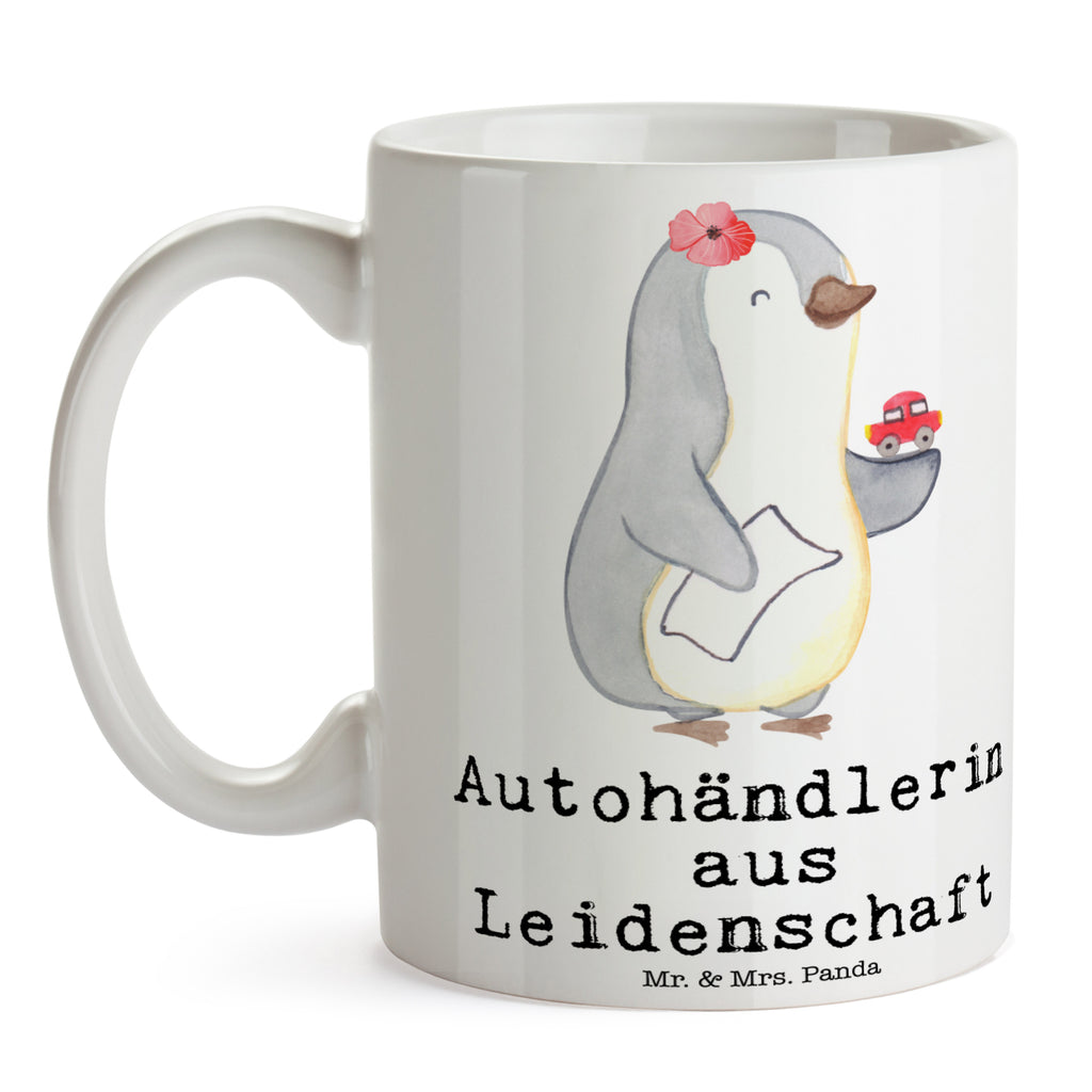 Tasse Autohändlerin aus Leidenschaft Tasse, Kaffeetasse, Teetasse, Becher, Kaffeebecher, Teebecher, Keramiktasse, Porzellantasse, Büro Tasse, Geschenk Tasse, Tasse Sprüche, Tasse Motive, Kaffeetassen, Tasse bedrucken, Designer Tasse, Cappuccino Tassen, Schöne Teetassen, Beruf, Ausbildung, Jubiläum, Abschied, Rente, Kollege, Kollegin, Geschenk, Schenken, Arbeitskollege, Mitarbeiter, Firma, Danke, Dankeschön, Autohändlerin, Eröffnung Autohaus, Autohandel, Gebrauchtwagenhändlerin, Autoverkäuferin