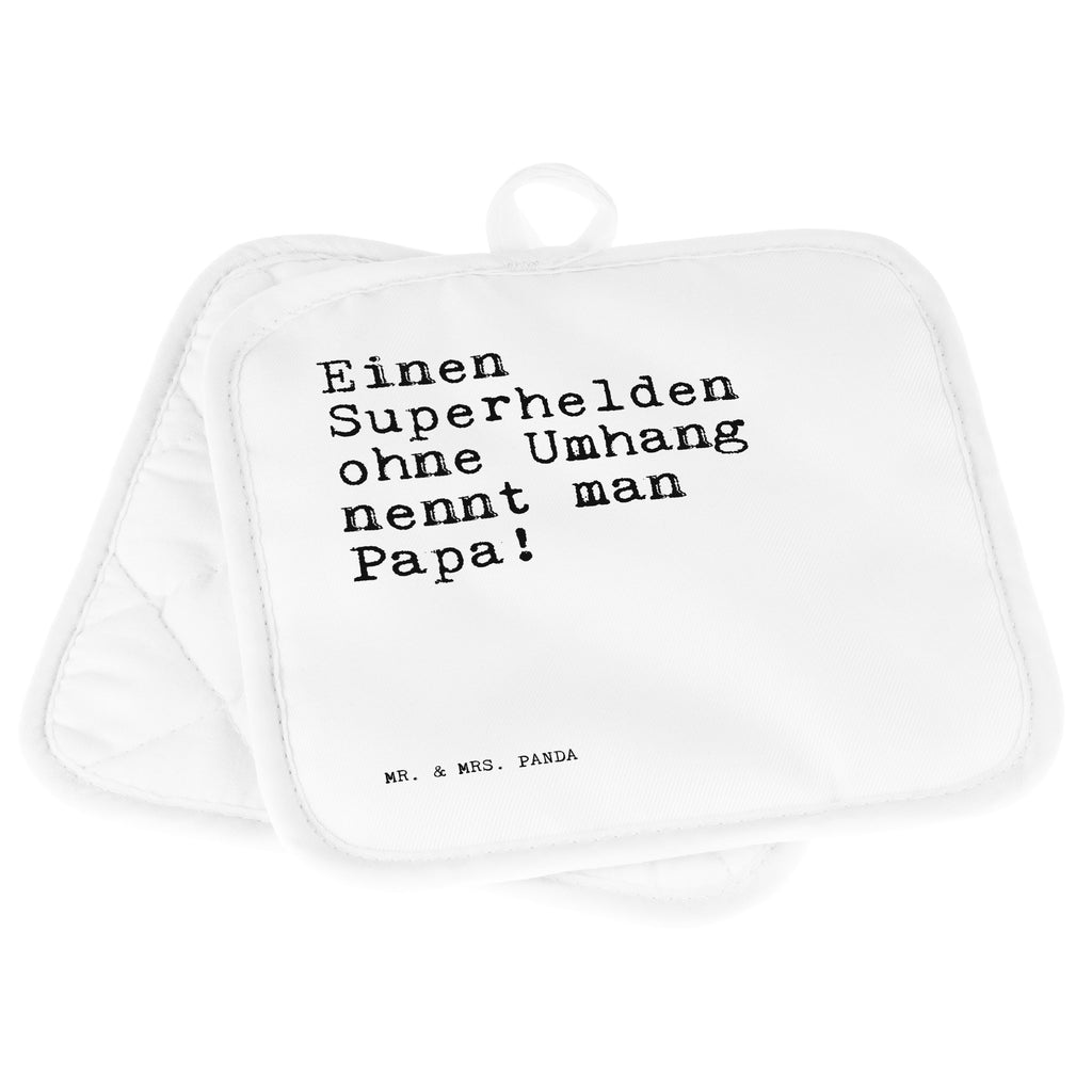 2er Set Topflappen  Sprüche und Zitate Einen Superhelden ohne Umhang nennt man Papa! Topflappen, Topfuntersetzer, Ofenhandschuh, Topflappen Set, Topflappen lustig, Topflappen mit Spruch, Spruch, Sprüche, lustige Sprüche, Weisheiten, Zitate, Spruch Geschenke, Spruch Sprüche Weisheiten Zitate Lustig Weisheit Worte