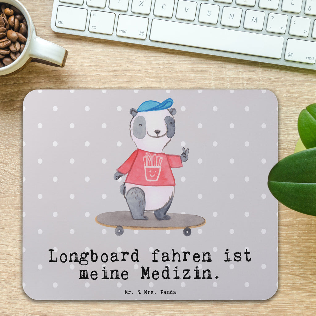 Mauspad Panda Longboard fahren Medizin Mousepad, Computer zubehör, Büroausstattung, PC Zubehör, Arbeitszimmer, Mauspad, Einzigartiges Mauspad, Designer Mauspad, Mausunterlage, Mauspad Büro, Geschenk, Sport, Sportart, Hobby, Schenken, Danke, Dankeschön, Auszeichnung, Gewinn, Sportler, Longboard fahren, Skaten, Rollbrettfahren, Longboardfahren, Roller Skaten, Skateboard fahren, Stunts