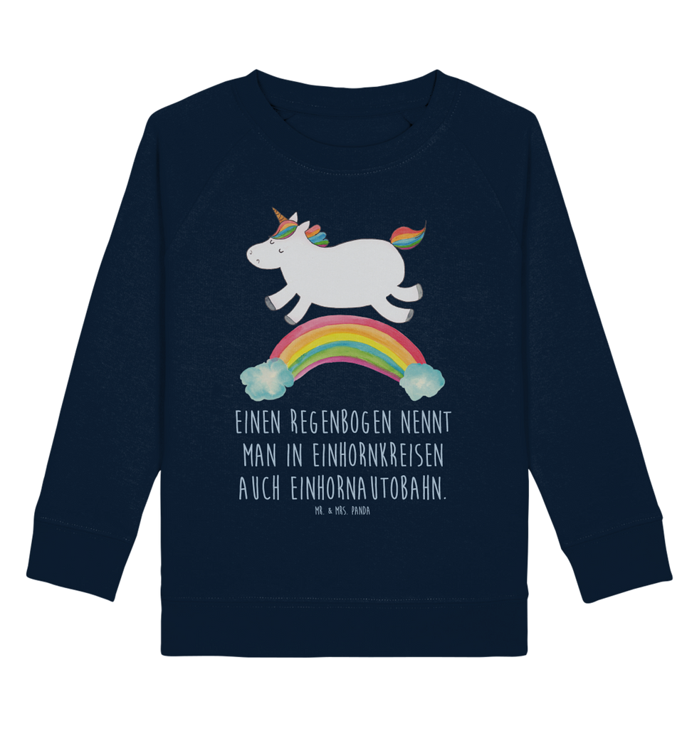 Organic Kinder Pullover Einhorn Regenbogen Kinder Pullover, Kinder Sweatshirt, Jungen, Mädchen, Einhorn, Einhörner, Einhorn Deko, Pegasus, Unicorn, Regenbogen, Glitzer, Einhornpower, Erwachsenwerden, Einhornautobahn