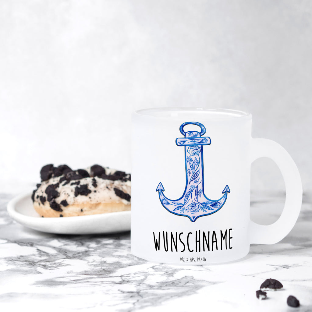 Personalisierte Teetasse Anker Blau Personalisierte Teetasse, Personalisiertes Teeglas, Personalisierter Teebecher, Personalisierte Glas Teetasse, Personalisierte Teetasse aus Glas, Teetasse mit Namen, Teeglas mit Namen, Teebecher mit Namen, Glas Teetasse mit Namen, Teetasse aus Glas mit Namen, Teetasse Wunschname, Teetasse selbst gestalten., Tiermotive, Gute Laune, lustige Sprüche, Tiere