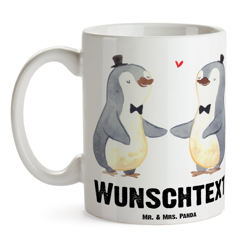 Personalisierte Tasse Pinguin Pärchen Gay Pride Personalisierte Tasse, Namenstasse, Wunschname, Personalisiert, Tasse, Namen, Drucken, Tasse mit Namen, Hochzeit, Hochzeitsgeschenk, Ehe, Hochzeitsfeier, Trauung, Trauungsgeschenk, Hochzeitskarte, Verlobungsfeier, Verlobungsgeschenk, Hochzeitsgeschenkideen, Hochzeitsgeschenke für Brautpaar