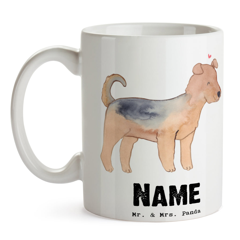 Personalisierte Tasse Airedale Terrier Lebensretter Personalisierte Tasse, Namenstasse, Wunschname, Personalisiert, Tasse, Namen, Drucken, Tasse mit Namen, Hund, Hunderasse, Rassehund, Hundebesitzer, Geschenk, Tierfreund, Schenken, Welpe