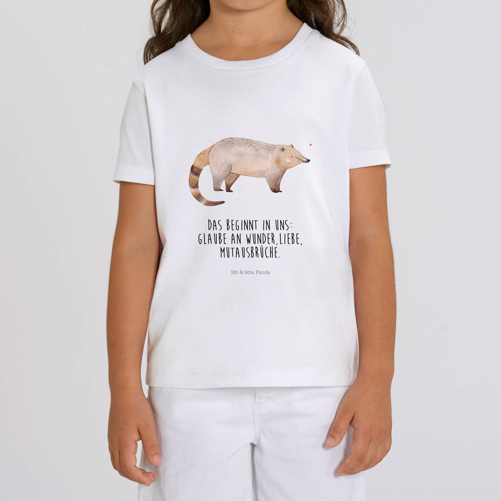 Organic Kinder T-Shirt Nasenbaer Kinder T-Shirt, Kinder T-Shirt Mädchen, Kinder T-Shirt Jungen, Tiermotive, Gute Laune, lustige Sprüche, Tiere, Nasenbär, Nasenbären, Rüsselbär, Bär