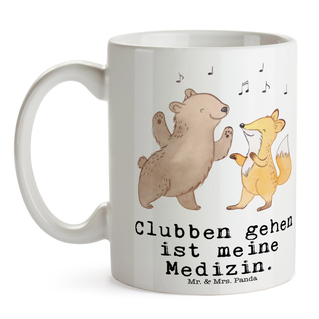 Tasse Bär & Fuchs Disco Tasse, Kaffeetasse, Teetasse, Becher, Kaffeebecher, Teebecher, Keramiktasse, Porzellantasse, Büro Tasse, Geschenk Tasse, Tasse Sprüche, Tasse Motive, Kaffeetassen, Tasse bedrucken, Designer Tasse, Cappuccino Tassen, Schöne Teetassen, Geschenk, Sport, Sportart, Hobby, Schenken, Danke, Dankeschön, Auszeichnung, Gewinn, Sportler, Disco, Clubs, Tanzen, Feiern, Clubbing