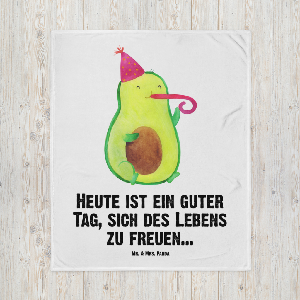 Babydecke Avocado Feier Babydecke, Babygeschenk, Geschenk Geburt, Babyecke Kuscheldecke, Krabbeldecke, Avocado, Veggie, Vegan, Gesund, Party, Feierlichkeit, Feier, Fete, Geburtstag, Gute Laune, Tröte