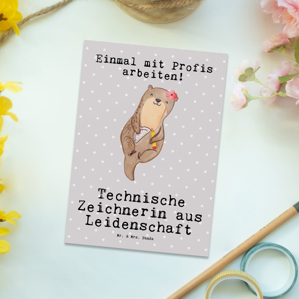 Postkarte Technische Zeichnerin aus Leidenschaft Postkarte, Karte, Geschenkkarte, Grußkarte, Einladung, Ansichtskarte, Geburtstagskarte, Einladungskarte, Dankeskarte, Ansichtskarten, Einladung Geburtstag, Einladungskarten Geburtstag, Beruf, Ausbildung, Jubiläum, Abschied, Rente, Kollege, Kollegin, Geschenk, Schenken, Arbeitskollege, Mitarbeiter, Firma, Danke, Dankeschön