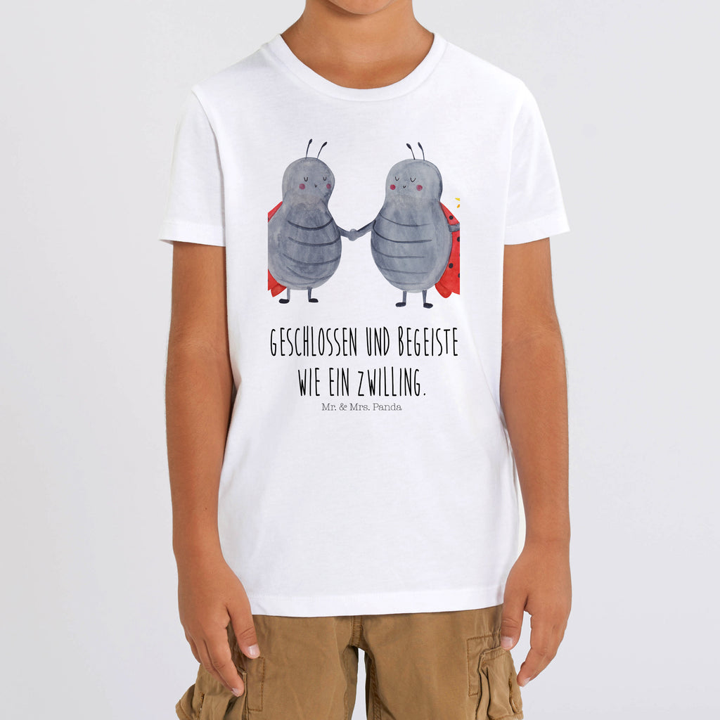 Organic Kinder T-Shirt Sternzeichen Zwilling Kinder T-Shirt, Kinder T-Shirt Mädchen, Kinder T-Shirt Jungen, Tierkreiszeichen, Sternzeichen, Horoskop, Astrologie, Aszendent, Zwillinge, Zwilling Geschenk, Zwilling Sternzeichen, Geburtstag Mai, Geschenk Mai, Geschenk Juni, Marienkäfer, Glückskäfer, Zwillingsbruder, Zwillingsschwester