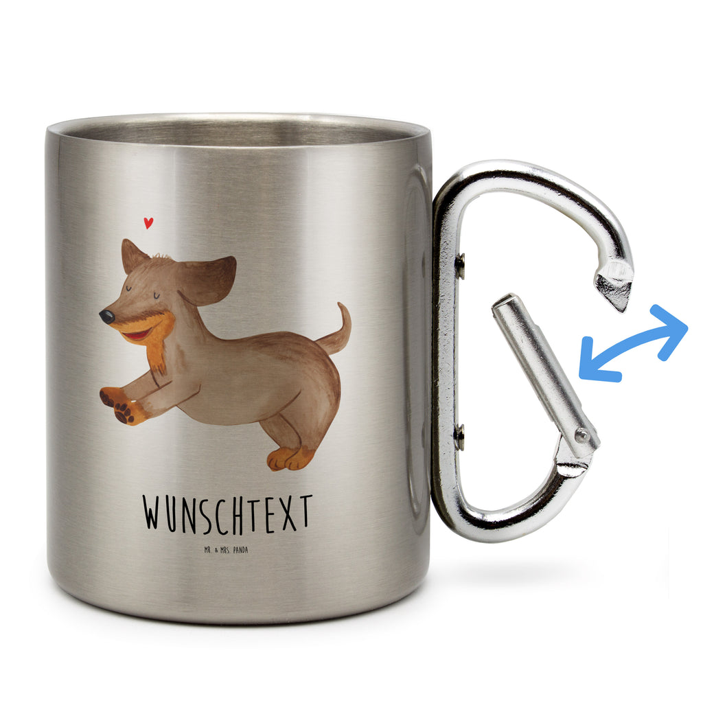 Personalisierter Edelstahlbecher Hund Dackel fröhlich Personalisierte Edelstahltasse, Personalisierter Edelstahlbecher, Personalisierter Outdoor Becher, Personalisierte Outdoor Tasse, Hund, Hundemotiv, Haustier, Hunderasse, Tierliebhaber, Hundebesitzer, Sprüche, Hunde, Dackel, Dachshund, happy dog