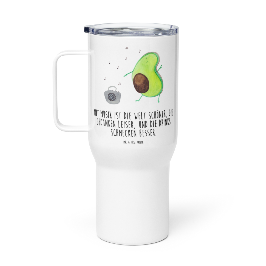 XXL Thermobecher Avocado Tanzen Thermobecher, XL Thermobecher, Reisebecher, XL Reisetasse, Großer Thermobecher, Autobecher, Jumbo Becher, Avocado, Veggie, Vegan, Gesund