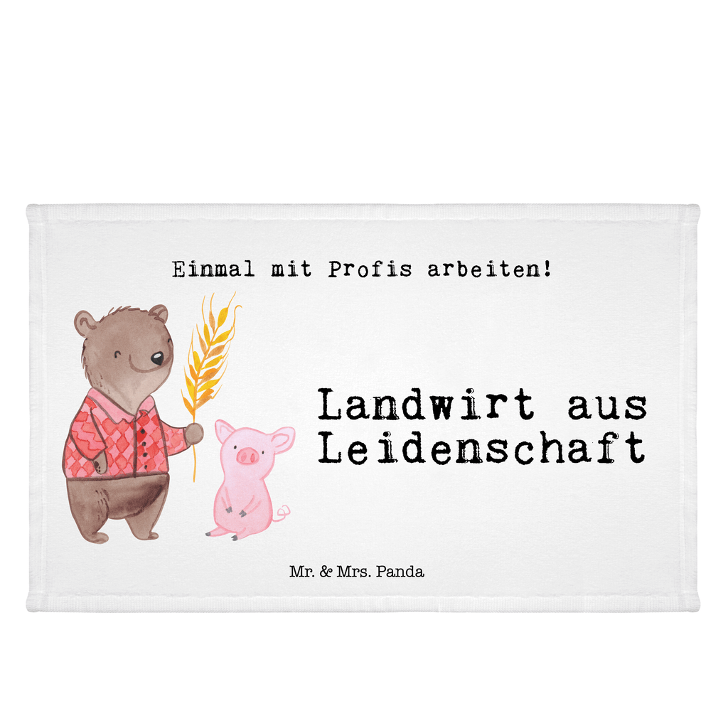 Handtuch Landwirt aus Leidenschaft Gästetuch, Reisehandtuch, Sport Handtuch, Frottier, Kinder Handtuch, Beruf, Ausbildung, Jubiläum, Abschied, Rente, Kollege, Kollegin, Geschenk, Schenken, Arbeitskollege, Mitarbeiter, Firma, Danke, Dankeschön, Landwirt; Bauer, Tierwirt, Agronom, Farmer, Bauernhof