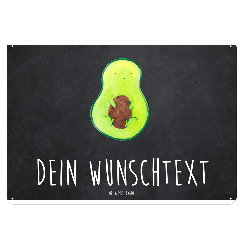 Personalisiertes Blechschild Avocado Kern Blechschild, Metallschild, Geschenk Schild, Schild, Magnet-Metall-Schild, Deko Schild, Wandschild, Wand-Dekoration, Türschild, Avocado, Veggie, Vegan, Gesund, Avokado, Avocadokern, Kern, Pflanze, Spruch Leben