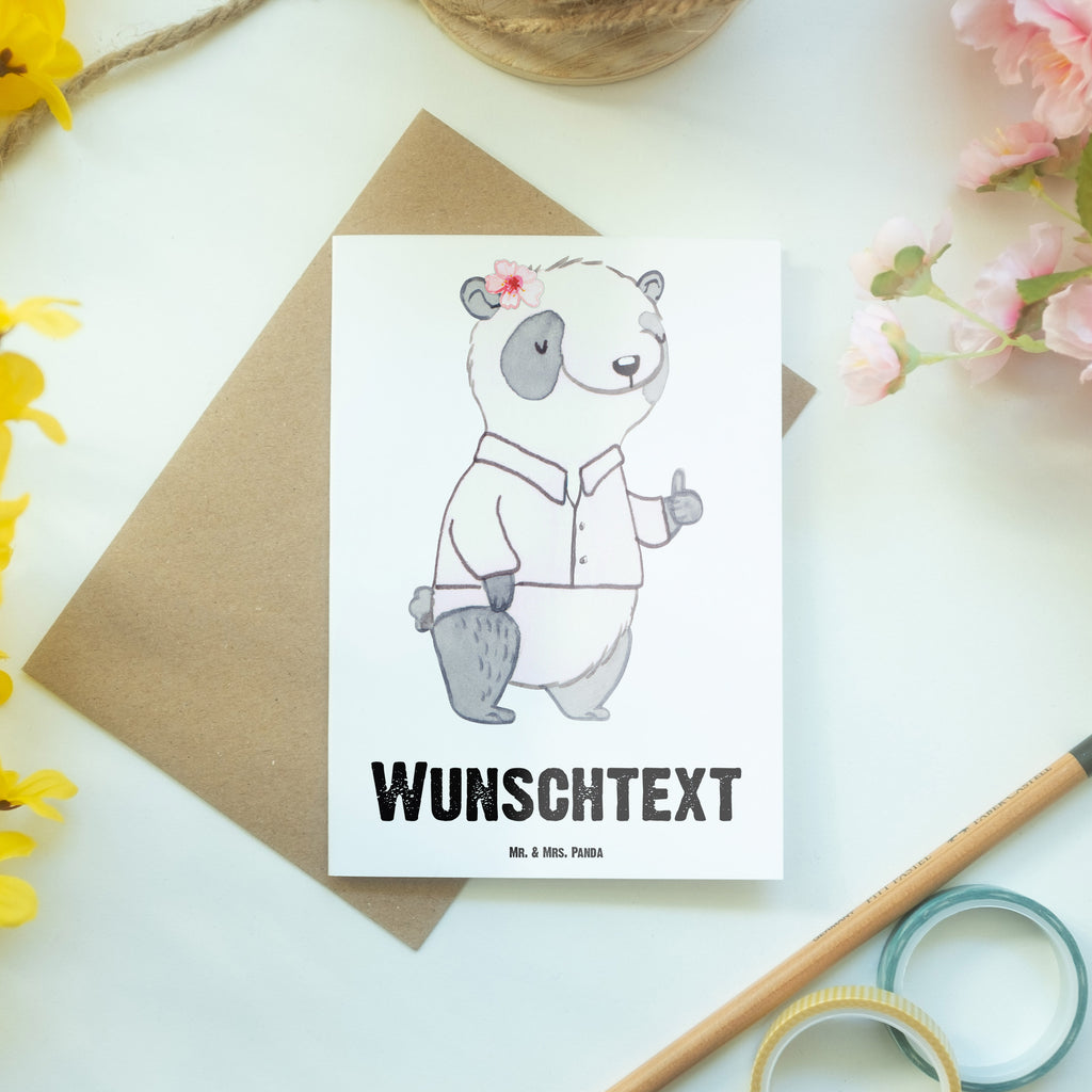 Personalisierte Grußkarte Panda Beste Teamleiterin Personalisierte Grußkarte, Personalisiertere Klappkarte, Personalisierte Einladungskarte, Personalisierte Glückwunschkarte, Personalisierte Hochzeitskarte, Personalisierte Geburtstagskarte, Grußkarte mit Namen, Grußkarte selber drucken, Grußkarte selbst gestalten, Grußkarte mit persönlichen Nachrichten, Grußkarte als Geldgeschenk, Grußkarten personalisiert, Personalisierte Karte, für, Dankeschön, Geschenk, Schenken, Geburtstag, Geburtstagsgeschenk, Geschenkidee, Danke, Bedanken, Mitbringsel, Freude machen, Geschenktipp, Teamleiterin, Seminarleiterin, Gruppenleiterin, Leiterin, Kollegin, Chefin, Vorgesetzte, Abschied, Abschiedsgeschenk, Ruhestand