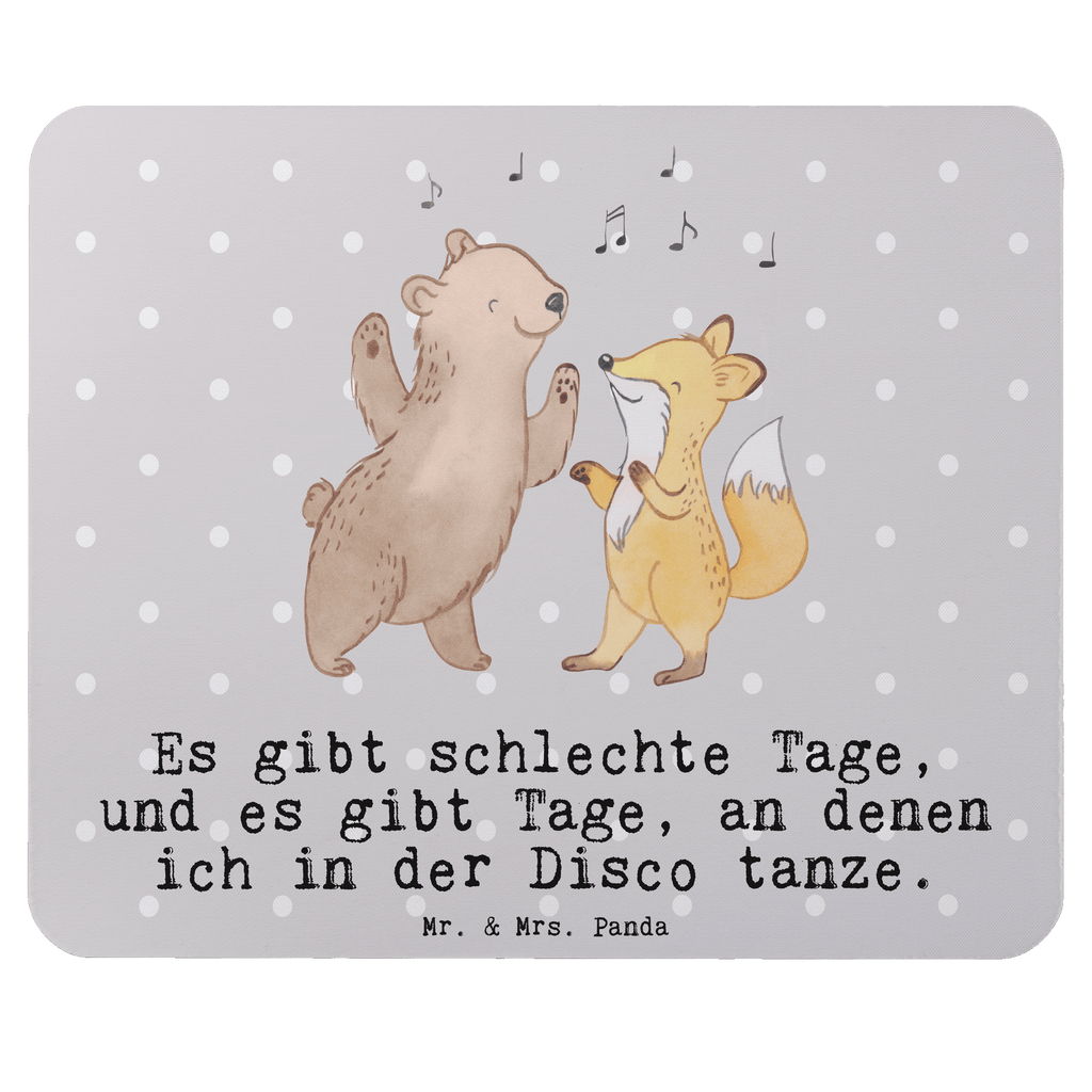 Mauspad Bär & Fuchs Disco Tage Mousepad, Computer zubehör, Büroausstattung, PC Zubehör, Arbeitszimmer, Mauspad, Einzigartiges Mauspad, Designer Mauspad, Mausunterlage, Mauspad Büro, Geschenk, Sport, Sportart, Hobby, Schenken, Danke, Dankeschön, Auszeichnung, Gewinn, Sportler, Disco, Clubs, Tanzen, Feiern, Clubbing, Tanzstimmung, Nachtclub