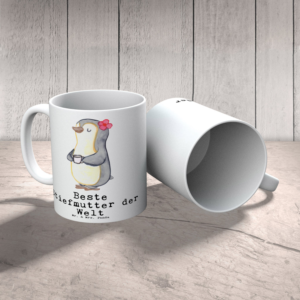 Tasse Pinguin Beste Stiefmutter der Welt Tasse, Kaffeetasse, Teetasse, Becher, Kaffeebecher, Teebecher, Keramiktasse, Porzellantasse, Büro Tasse, Geschenk Tasse, Tasse Sprüche, Tasse Motive, Kaffeetassen, Tasse bedrucken, Designer Tasse, Cappuccino Tassen, Schöne Teetassen, für, Dankeschön, Geschenk, Schenken, Geburtstag, Geburtstagsgeschenk, Geschenkidee, Danke, Bedanken, Mitbringsel, Freude machen, Geschenktipp, Stiefmutter, Stief Mutter, Stiefmama, Mami, Mutter, Muttertag, Mutti, Mama, Tochter, Sohn, Beste