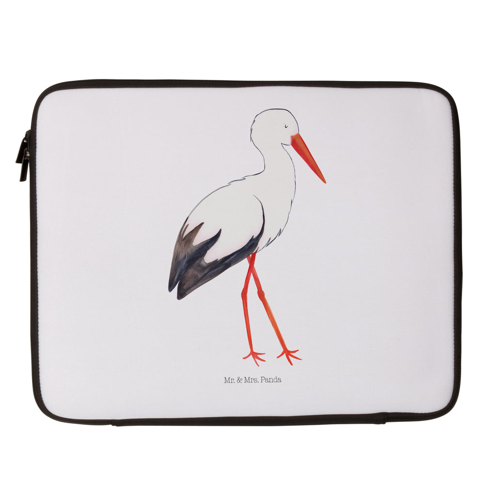 Notebook Tasche Storch Notebook Tasche, Laptop, Computertasche, Tasche, Notebook-Tasche, Notebook-Reisehülle, Notebook Schutz, Tiermotive, Gute Laune, lustige Sprüche, Tiere, Storch, Störche, Schwangerschaft, Geburt, Mutter, Mütter, Mutter werden, Schwanger, Babybauch, Baby