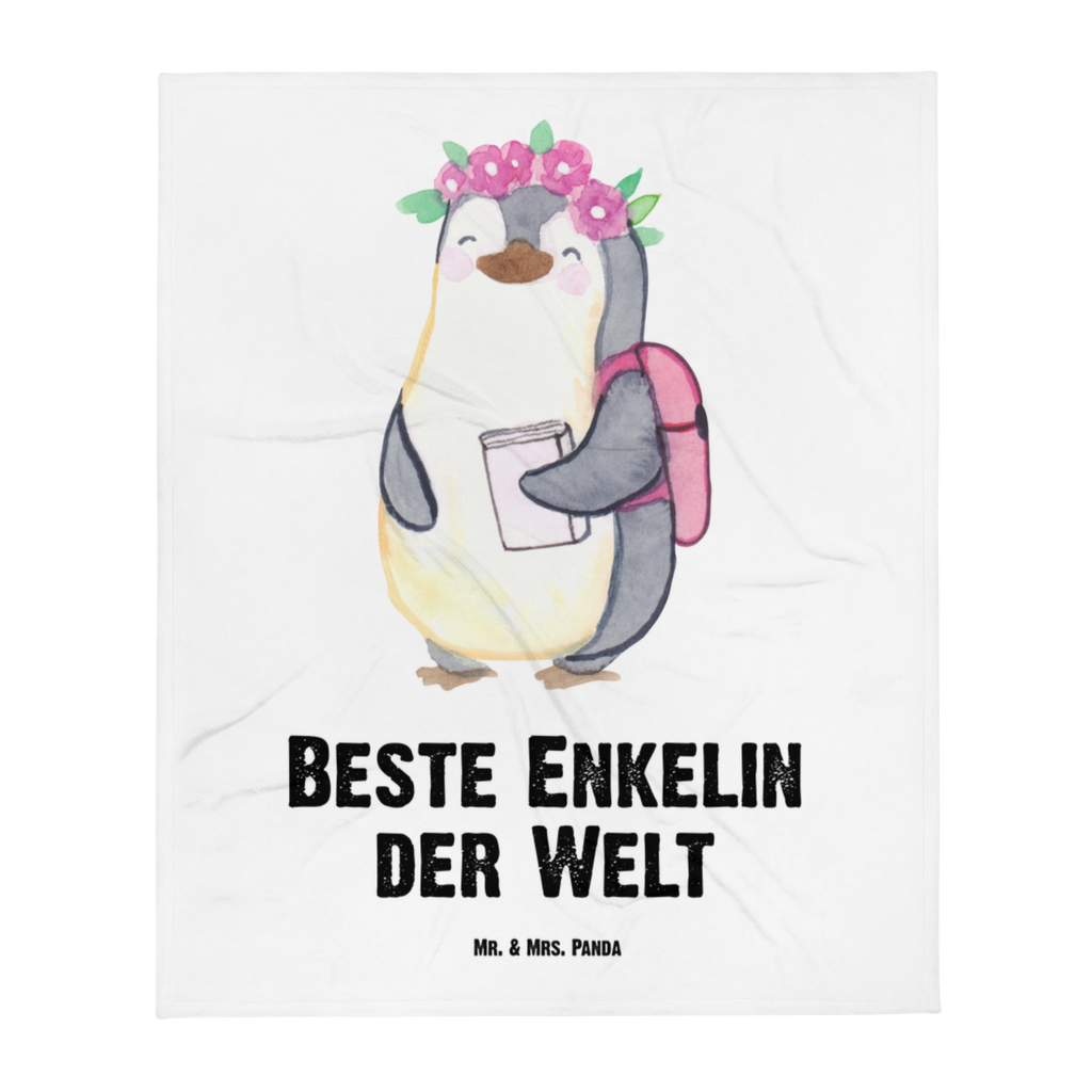 Kuscheldecke Pinguin Beste Enkelin der Welt Decke, Wohndecke, Tagesdecke, Wolldecke, Sofadecke, für, Dankeschön, Geschenk, Schenken, Geburtstag, Geburtstagsgeschenk, Geschenkidee, Danke, Bedanken, Mitbringsel, Freude machen, Geschenktipp, Enkelin, Enkelkind, Enkeltochter, Oma, Opa, Kind von Tochter, Kind von Sohn, Großtochter, Taufe