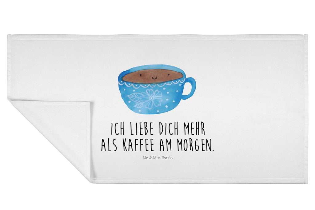 Handtuch Kaffee Tasse Handtuch, Badehandtuch, Badezimmer, Handtücher, groß, Kinder, Baby, Tiermotive, Gute Laune, lustige Sprüche, Tiere, Kaffee, Tasse, Liebe, Geschmack, Genuss, Glücklich