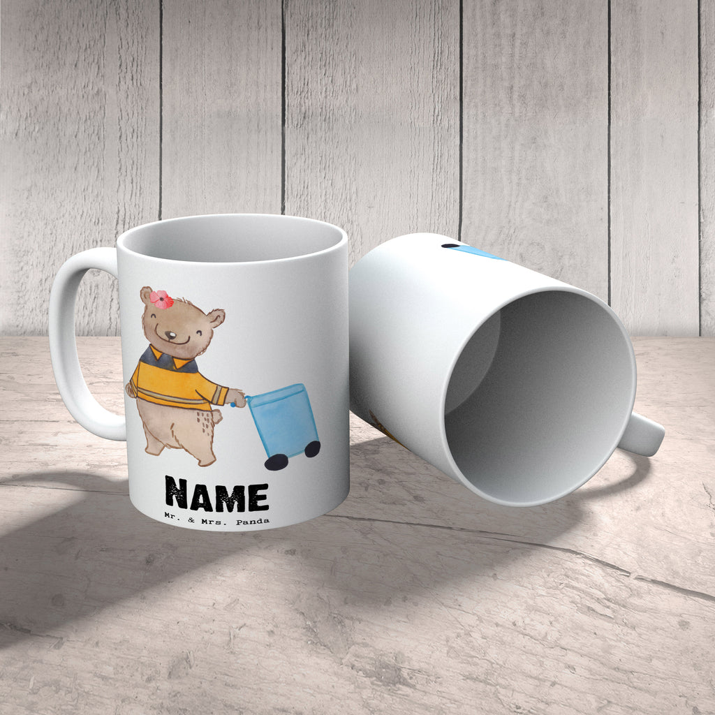 Personalisierte Tasse Fachkraft - Kreislauf- und Abfallwirtschaft mit Herz Personalisierte Tasse, Namenstasse, Wunschname, Personalisiert, Tasse, Namen, Drucken, Tasse mit Namen, Beruf, Ausbildung, Jubiläum, Abschied, Rente, Kollege, Kollegin, Geschenk, Schenken, Arbeitskollege, Mitarbeiter, Firma, Danke, Dankeschön, Müllwerker, Fachkraft Kreislauf- und Abfallwirtschaft, Müllentsorger, Kehrichtmann, Müllmann, Müllfahrer