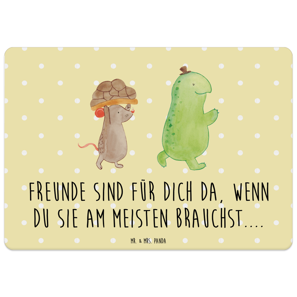 Tischset Schildkröte & Maus Tischset, Tischuntersetzer, Platzset, Tischsets abwaschbar, Tischunterlage, Schildkröte, Maus, Freunde, Freundinnen, beste Freunde, beste Freundinnen