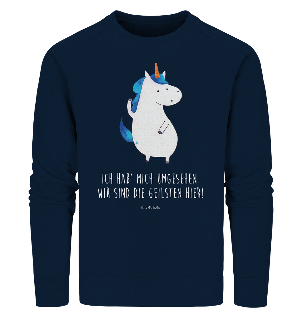 Organic Pullover Einhorn Mann Pullover, Pullover Männer, Pullover Frauen, Sweatshirt, Sweatshirt Männer, Sweatshirt Frauen, Unisex, Einhorn, Einhörner, Einhorn Deko, Pegasus, Unicorn, cool, Mann, Freundin, Familie, bester Freund, BFF, Party, hübsch, beste