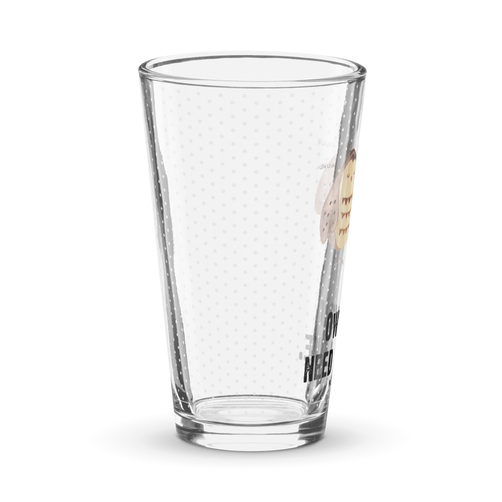 Premium Trinkglas Eule Liebe Trinkglas, Glas, Pint Glas, Bierglas, Cocktail Glas, Wasserglas, Eule, Eule Deko, Liebe, Hochzeit Spruch, Owl, All you need is love, Liebe Spruch, Freundin Geschenk, Freund, Wortspiel lustig