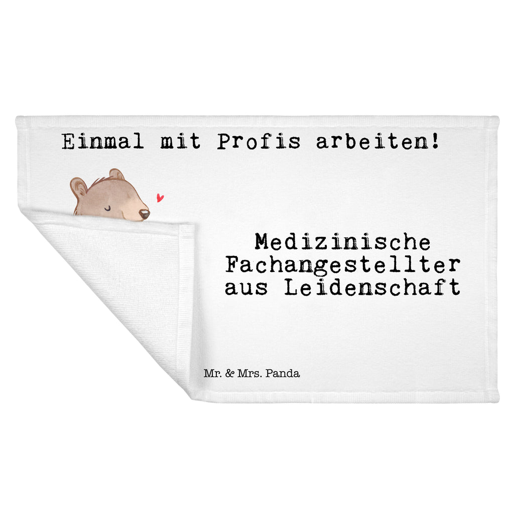 Handtuch Medizinische Fachangestellter aus Leidenschaft Gästetuch, Reisehandtuch, Sport Handtuch, Frottier, Kinder Handtuch, Beruf, Ausbildung, Jubiläum, Abschied, Rente, Kollege, Kollegin, Geschenk, Schenken, Arbeitskollege, Mitarbeiter, Firma, Danke, Dankeschön, Arzthelfer, Medizinischer Fachangestellter, Sprechstundenhilfe