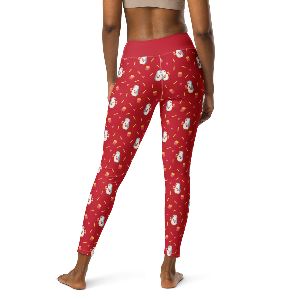 Yogahose Pinguin Pommes Muster Yogapants, Yogaleggings, Yogaleggins, Yogahose Damen, Yogahose, Frauen, Yogahose Mädchen, Yogahose Kinder, Yogahose Herren, Yogahose Männer, Liebe, Partner, Freund, Freundin, Ehemann, Ehefrau, Heiraten, Verlobung, Heiratsantrag, Liebesgeschenk, Jahrestag, Hocheitstag, Valentinstag, Geschenk für Frauen, Hochzeitstag, Mitbringsel, Geschenk für Freundin, Geschenk für Partner, Liebesbeweis, für Männer, für Ehemann