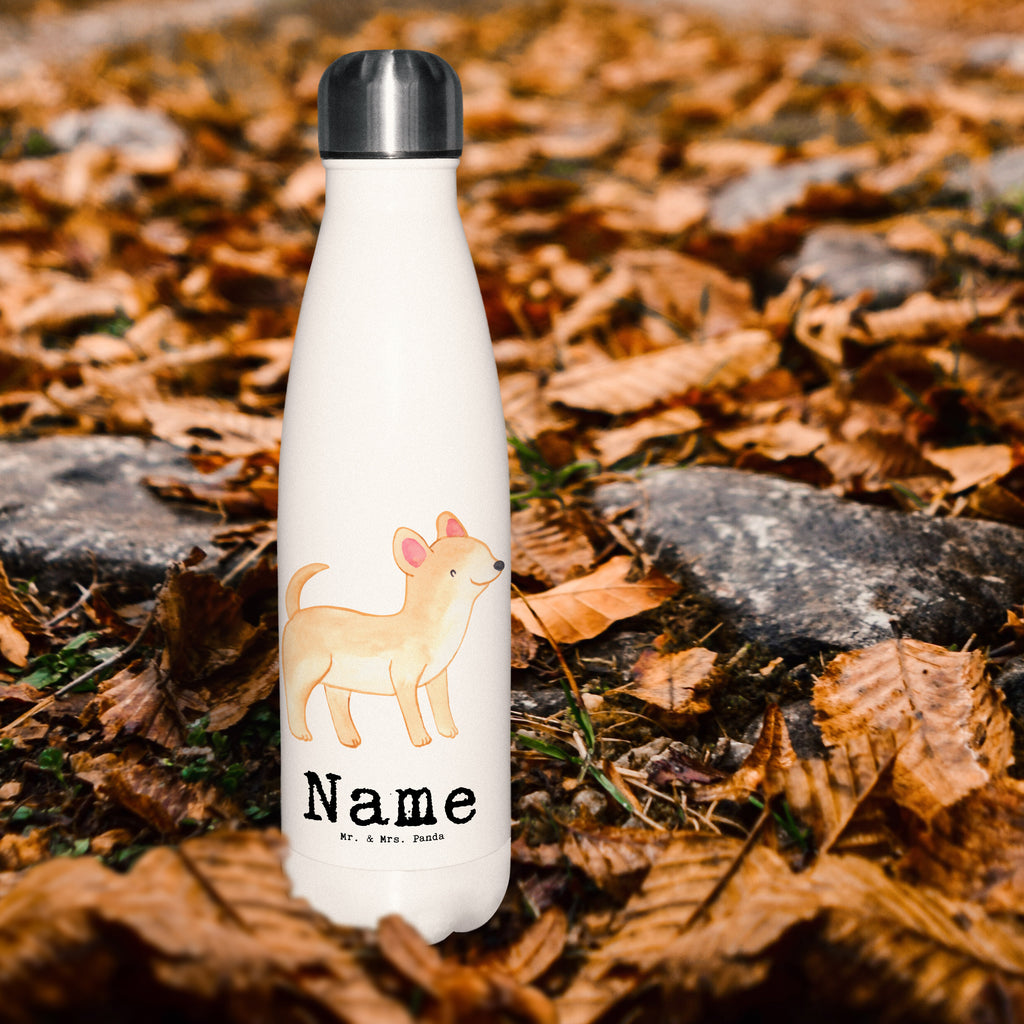 Personalisierte Thermosflasche Chihuahua Lebensretter Personalisierte Isolierflasche, Personalisierte Thermoflasche, Personalisierte Trinkflasche, Trinkflasche Mit Namen, Wunschname, Bedrucken, Namensflasche, Hund, Hunderasse, Rassehund, Hundebesitzer, Geschenk, Tierfreund, Schenken, Welpe, Chihuahua