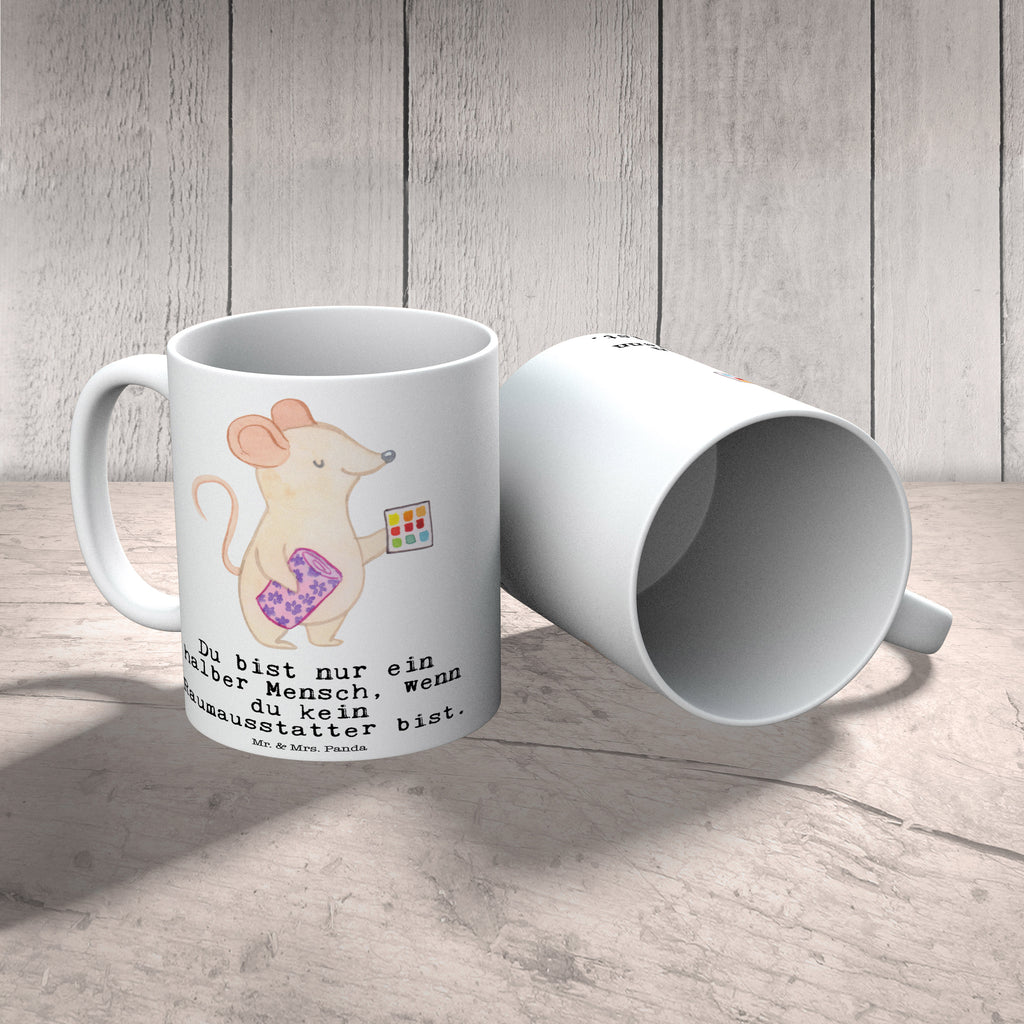 Tasse Raumausstatter mit Herz Tasse, Kaffeetasse, Teetasse, Becher, Kaffeebecher, Teebecher, Keramiktasse, Porzellantasse, Büro Tasse, Geschenk Tasse, Tasse Sprüche, Tasse Motive, Kaffeetassen, Tasse bedrucken, Designer Tasse, Cappuccino Tassen, Schöne Teetassen, Beruf, Ausbildung, Jubiläum, Abschied, Rente, Kollege, Kollegin, Geschenk, Schenken, Arbeitskollege, Mitarbeiter, Firma, Danke, Dankeschön