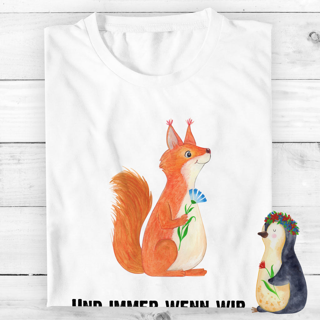 T-Shirt Standard Eichhörnchen Blume T-Shirt, Shirt, Tshirt, Lustiges T-Shirt, T-Shirt mit Spruch, Party, Junggesellenabschied, Jubiläum, Geburstag, Herrn, Damen, Männer, Frauen, Schlafshirt, Nachthemd, Sprüche, Tiermotive, Gute Laune, lustige Sprüche, Tiere, Eichhörnchen, Eichhorn, Spruch positiv, Lachen, Spaß, Motivation Sprüche, Motivation Bilder, glücklich Spruch, Spruch Deko