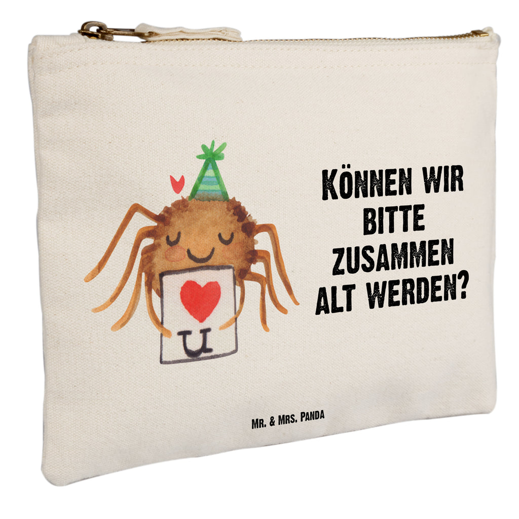 Schminktasche Spinne Agathe Brief Schminktasche, Kosmetiktasche, Kosmetikbeutel, Stiftemäppchen, Etui, Federmappe, Makeup, XXL, Schminketui, Kosmetiketui, Schlamperetui, Spinne Agathe, Spinne, Agathe, Videos, Merchandise, Liebesbeweis, Ich Liebe dich, Heiratsantrag, Verliebt, Liebespaar, Liebesgeschenk, Treuebeweis, Treuetest