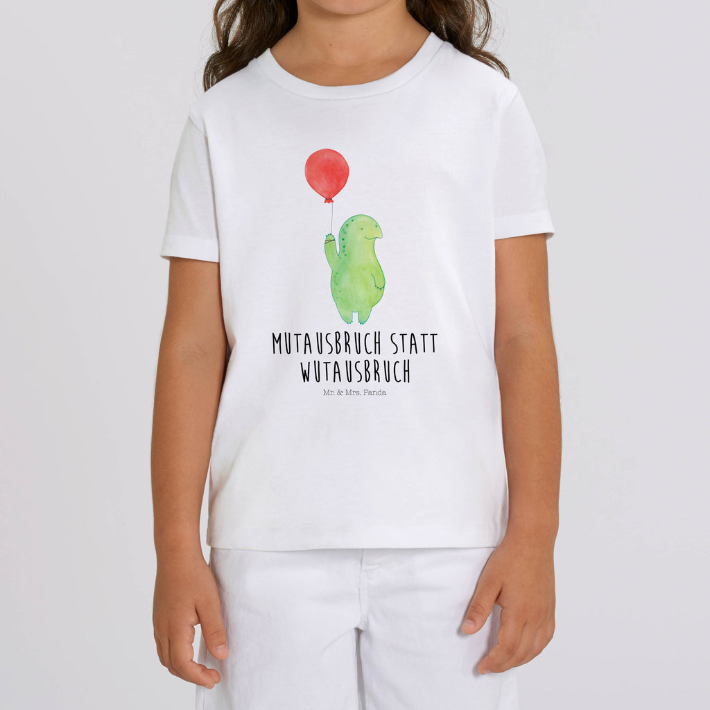 Organic Kinder T-Shirt Schildkröte Luftballon Kinder T-Shirt, Kinder T-Shirt Mädchen, Kinder T-Shirt Jungen, Schildkröte, Schildkröten, Mutausbruch, Motivation, Motivationsspruch