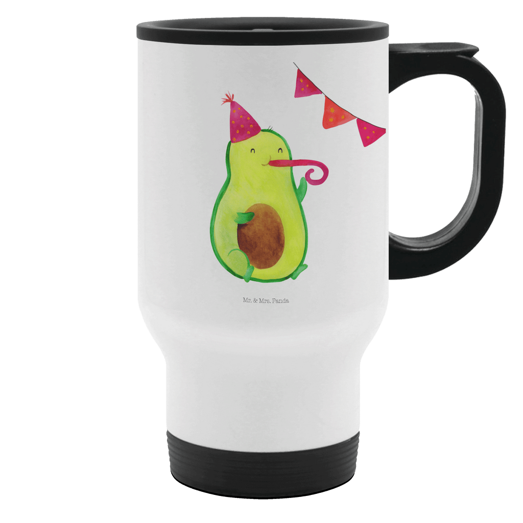 Thermobecher Avocado Birthday Thermobecher, To Go Becher, Thermotasse, Kaffeebecher, Isolierbecher, Thermobecher To Go, Warmhaltetasse, Edelstahlbecher, Reisebecher, Tasse mit Deckel, Thermobecher für 400 ml, Kaffeetasse zum Mitnehmen, Tasse zum Mitnehmen, Spülmaschinenfest, Avocado, Veggie, Vegan, Gesund