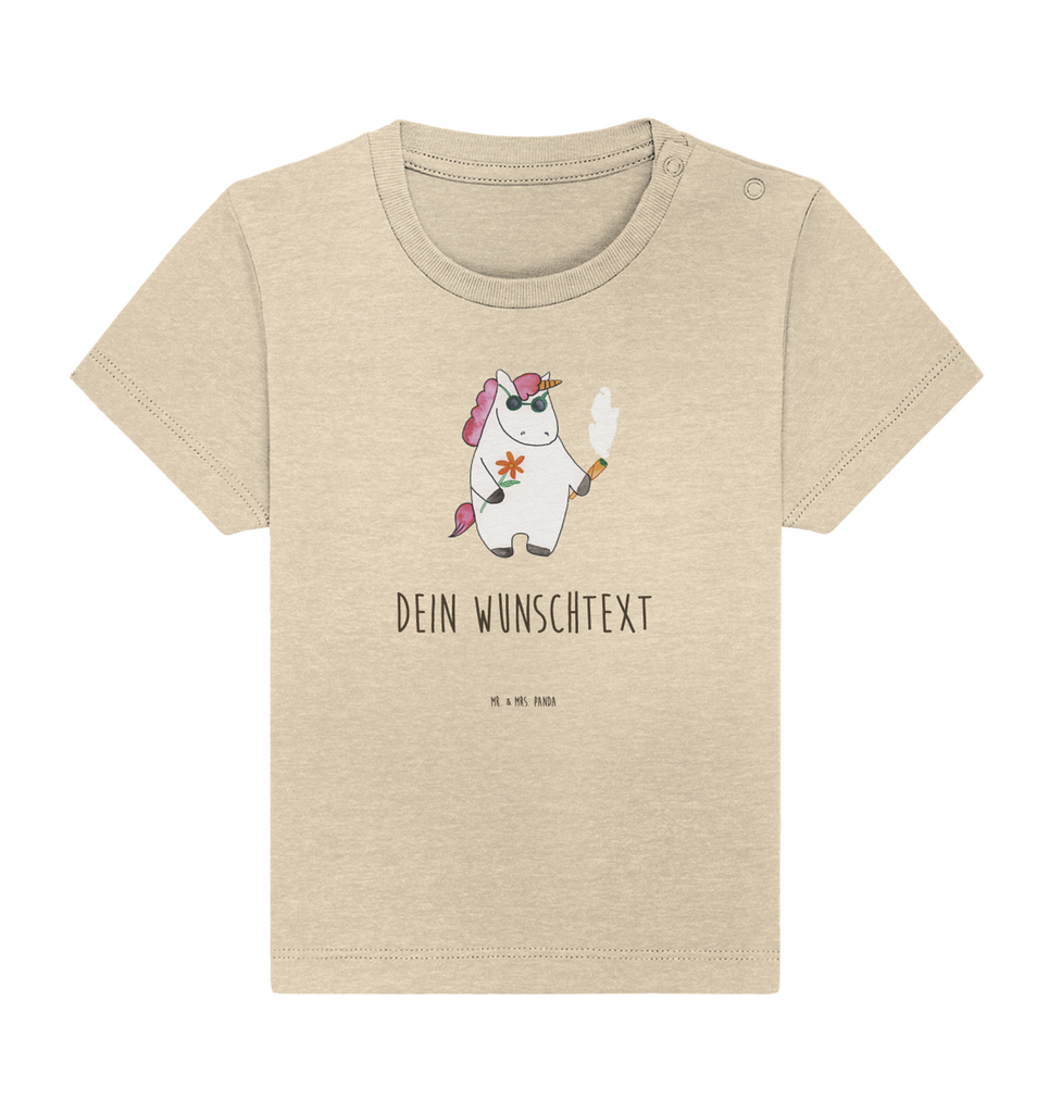 Personalisiertes Baby Shirt Einhorn Woodstock Personalisiertes Baby T-Shirt, Personalisiertes Jungen Baby T-Shirt, Personalisiertes Mädchen Baby T-Shirt, Personalisiertes Shirt, Einhorn, Einhörner, Einhorn Deko, Pegasus, Unicorn, Kiffen, Joint, Zigarette, Alkohol, Party, Spaß. lustig, witzig, Woodstock