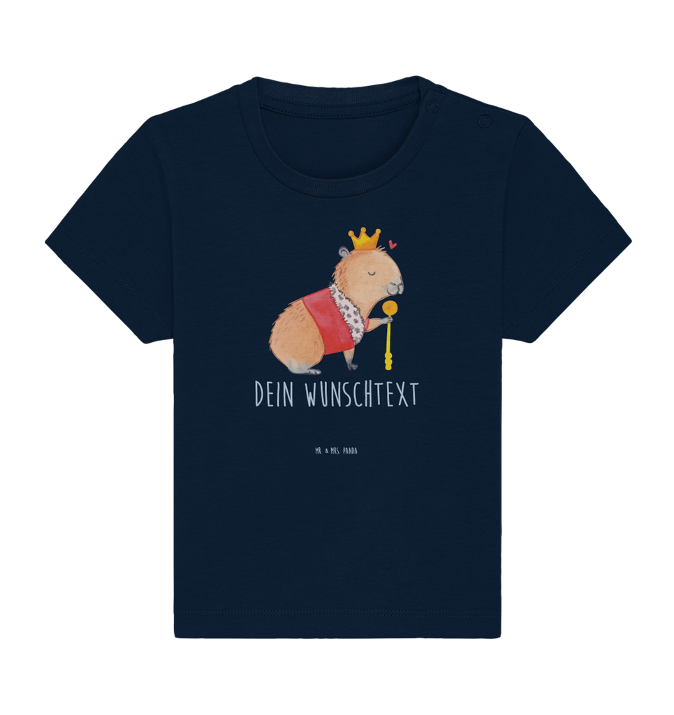 Personalisiertes Baby Shirt Capybara König Personalisiertes Baby T-Shirt, Personalisiertes Jungen Baby T-Shirt, Personalisiertes Mädchen Baby T-Shirt, Personalisiertes Shirt, Tiermotive, Gute Laune, lustige Sprüche, Tiere, Capybara, König