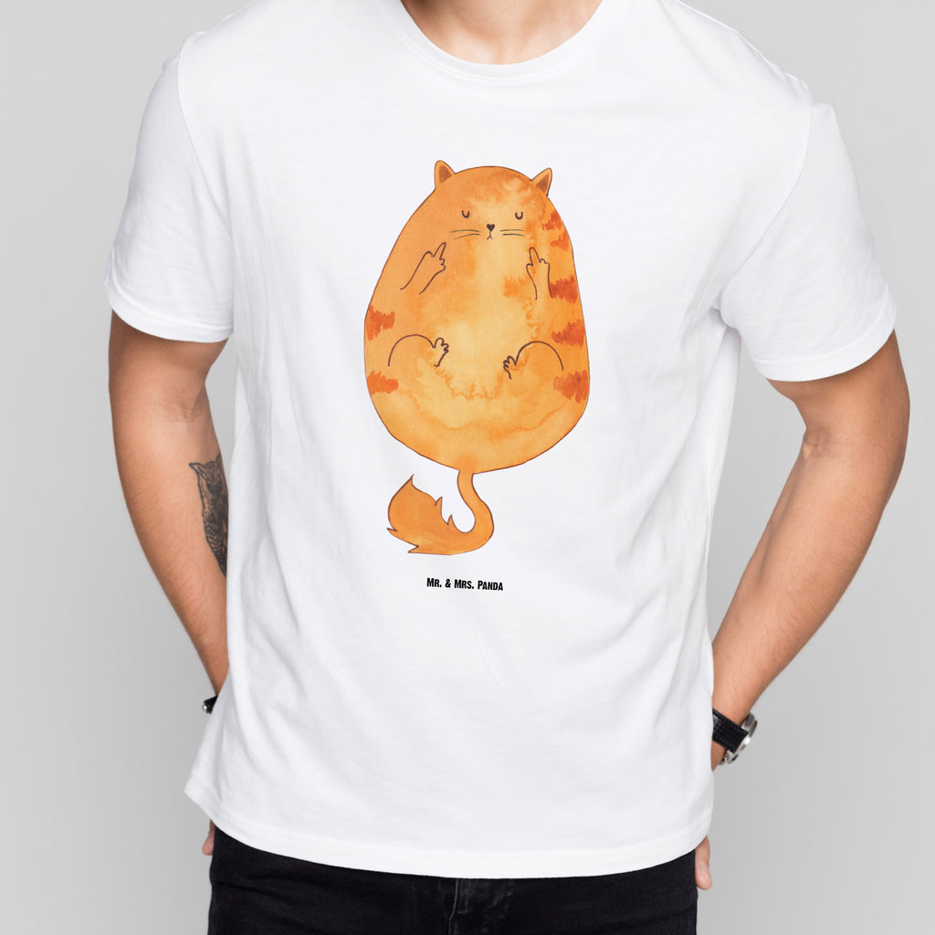 T-Shirt Standard Katze Frühaufsteher T-Shirt, Shirt, Tshirt, Lustiges T-Shirt, T-Shirt mit Spruch, Party, Junggesellenabschied, Jubiläum, Geburstag, Herrn, Damen, Männer, Frauen, Schlafshirt, Nachthemd, Sprüche, Katze, Katzenmotiv, Katzenfan, Katzendeko, Katzenfreund, Katzenliebhaber, Katzenprodukte, Katzenartikel, Katzenaccessoires, Katzensouvenirs, Katzenliebhaberprodukte, Katzenmotive, Der frühe Vogel kann mich mal, Morgenmuffel, Frühaufsteher, Kaffee, Katzen, Kater, Mietze