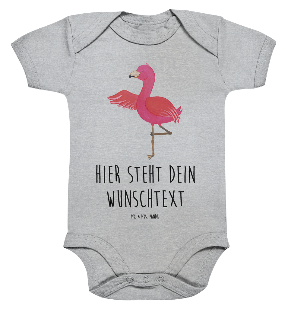 Personalisierter Baby Body Flamingo Yoga Personalisierter Baby Body, Personalisierte Babykleidung, Personalisierter Babystrampler, Personalisierter Strampler, Personalisierter Wickelbody, Personalisierte Baby Erstausstattung, Junge, Mädchen, Flamingo, Vogel, Yoga, Namaste, Achtsamkeit, Yoga-Übung, Entspannung, Ärger, Aufregen, Tiefenentspannung