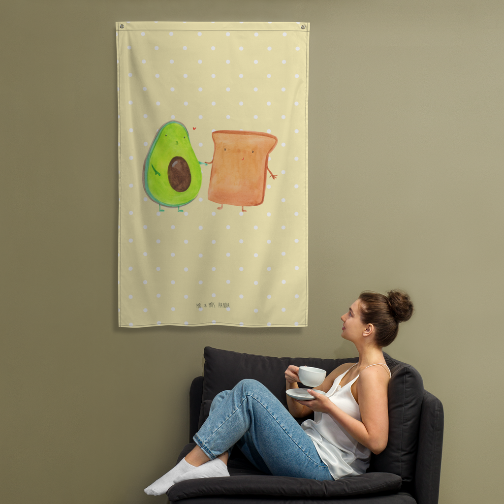 Wandteppich Avocado + Toast Wandbehang, Dekoration, Boho, Wandteppich, Wandtuch, Wanddeko, Tapisserie, Tapestry, Wandbild, Textil-Kunst, Schmuck-Wandbehang, Wand Deko, Kinderzimmer, Kinderzimmer Wand, Kinderzimmer Deko, Kinderzimmer Wanddeko, Avocado, Veggie, Vegan, Gesund, Toast, Toastbrot, Liebespaar, Pärchen, Freund, Freundin, Verlobt, Verlobungsparty, Hochzeit, Hochzeitsgeschenk, Jahrestag, Jahrestagsgeschenk