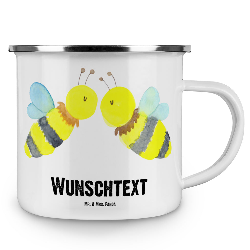 Personalisierte Emaille Tasse Biene Liebe Emaille Tasse personalisiert, Emaille Tasse mit Namen, Campingtasse personalisiert, Namenstasse, Campingtasse bedrucken, Campinggeschirr personalsisert, tasse mit namen, personalisierte tassen, personalisierte tasse, tasse selbst gestalten, tasse bedrucken, tassen bedrucken, Biene, Wespe, Hummel