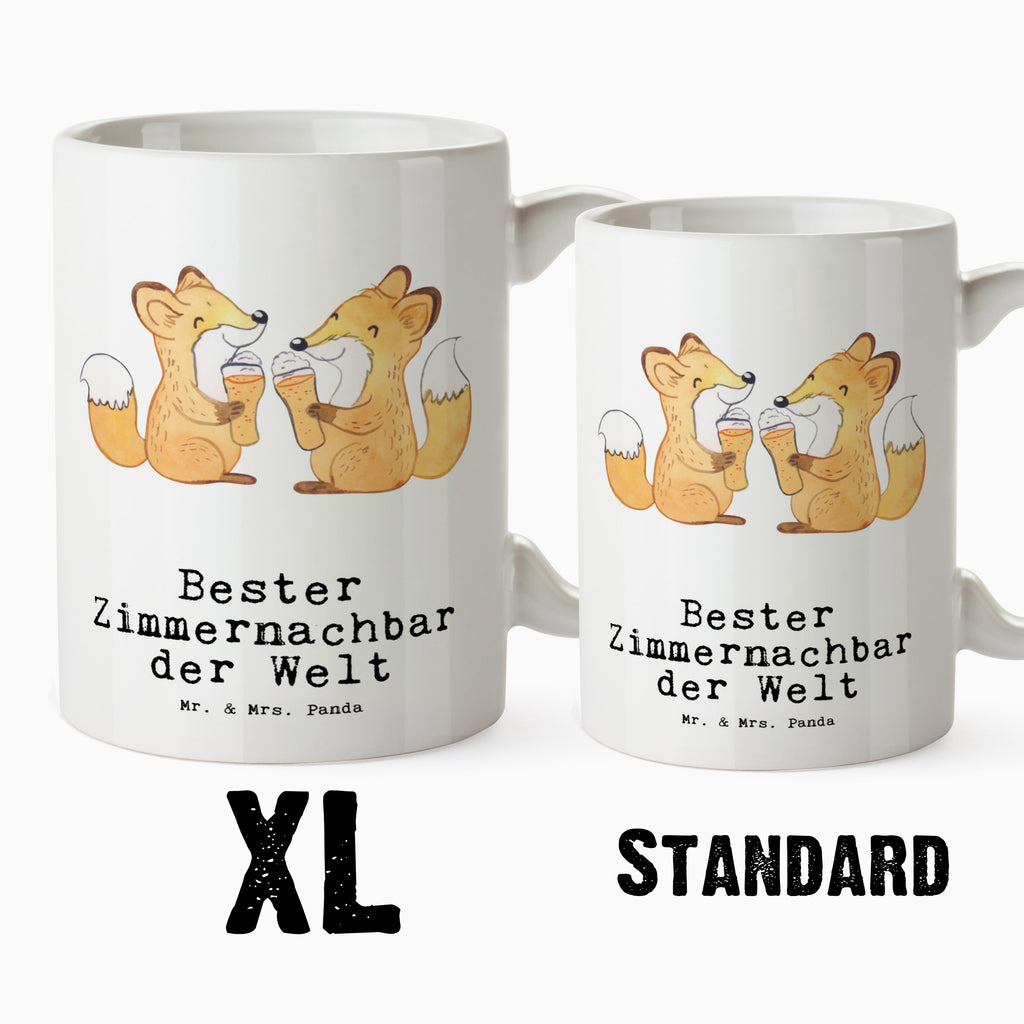 XL Tasse Fuchs Bester Zimmernachbar der Welt XL Tasse, Große Tasse, Grosse Kaffeetasse, XL Becher, XL Teetasse, spülmaschinenfest, Jumbo Tasse, Groß, für, Dankeschön, Geschenk, Schenken, Geburtstag, Geburtstagsgeschenk, Geschenkidee, Danke, Bedanken, Mitbringsel, Freude machen, Geschenktipp, Zimmernachbar, Zimmernachbarn, Zimmer, Krankenhaus, Patient, Kollegin, Wohnheim, Nachbar, WG, Studentenwohnheim