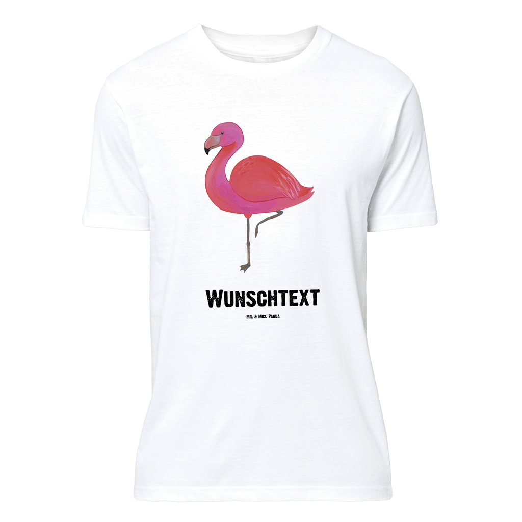 Personalisiertes T-Shirt Flamingo classic T-Shirt Personalisiert, T-Shirt mit Namen, T-Shirt mit Aufruck, Männer, Frauen, Wunschtext, Bedrucken, Flamingo, Einzigartig, Selbstliebe, Stolz, ich, für mich, Spruch, Freundin, Freundinnen, Außenseiter, Sohn, Tochter, Geschwister