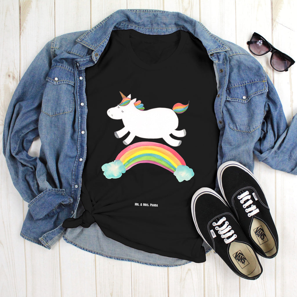 T-Shirt Standard Einhorn Regenbogen T-Shirt, Shirt, Tshirt, Lustiges T-Shirt, T-Shirt mit Spruch, Party, Junggesellenabschied, Jubiläum, Geburstag, Herrn, Damen, Männer, Frauen, Schlafshirt, Nachthemd, Sprüche, Einhorn, Einhörner, Einhorn Deko, Pegasus, Unicorn, Regenbogen, Glitzer, Einhornpower, Erwachsenwerden, Einhornautobahn