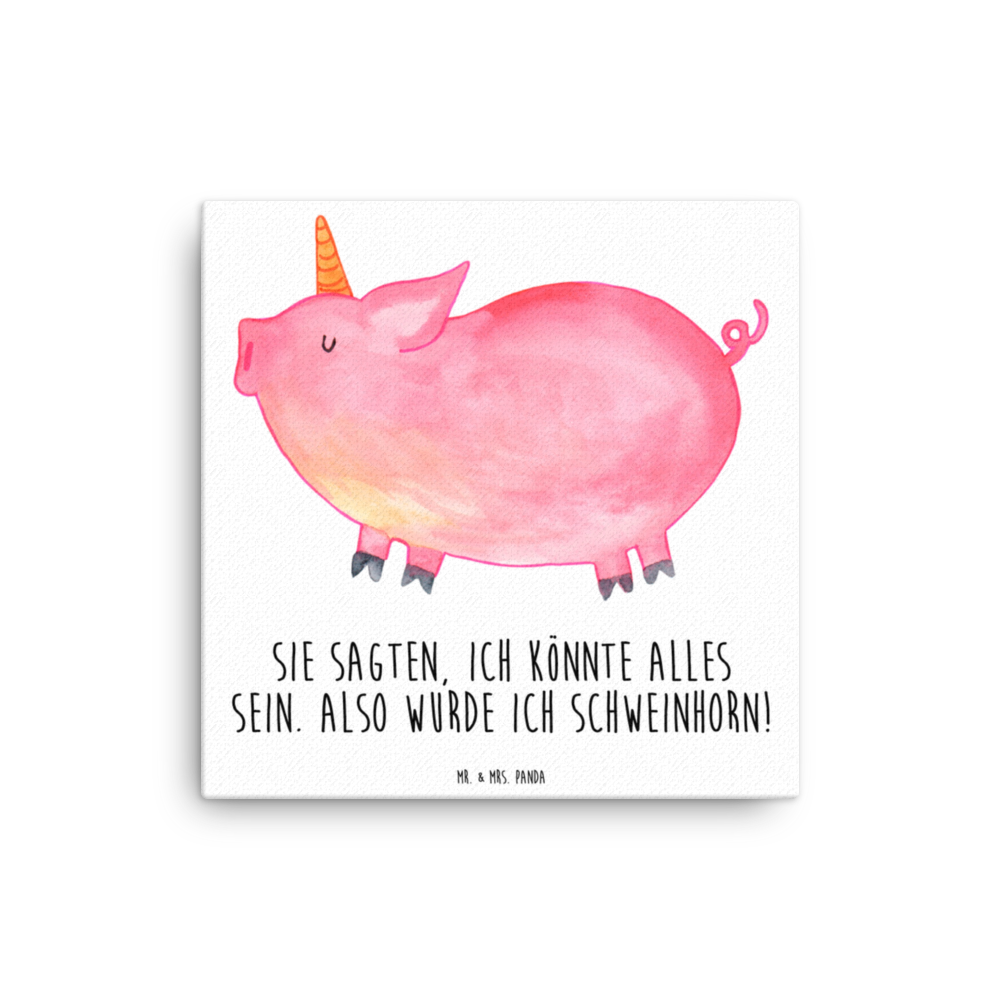 Leinwand Bild Einhorn Schweinhorn Leinwand, Bild, Kunstdruck, Wanddeko, Dekoration, Einhorn, Einhörner, Einhorn Deko, Pegasus, Unicorn, Party, Spaß, Schwein, Schweinhorn, Bauer, witzig. lustig, Spruch, geschenk, Pig, Piggy, funny, english, englisch