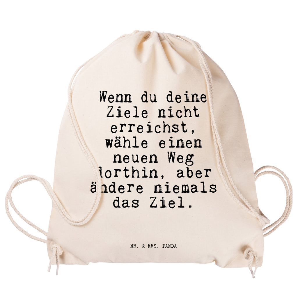 Sportbeutel Wenn du deine Ziele... Sportbeutel, Turnbeutel, Beutel, Sporttasche, Tasche, Stoffbeutel, Sportbeutel Kinder, Gymsack, Beutel Rucksack, Kleine Sporttasche, Sportzubehör, Turnbeutel Baumwolle, Spruch, Sprüche, lustige Sprüche, Weisheiten, Zitate, Spruch Geschenke, Spruch Sprüche Weisheiten Zitate Lustig Weisheit Worte